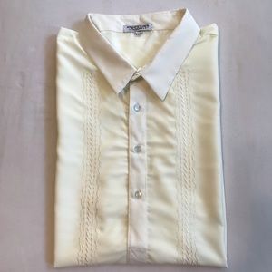 Hugo Polo Barong Tagalog with embroidery, size 2X